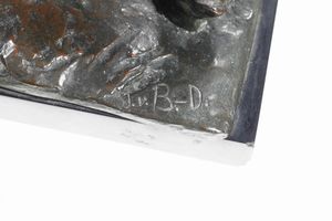 Scultura in bronzo raffigurante coppia di fauni.  - Asta Antiquariato | Cambi Time - Associazione Nazionale - Case d'Asta italiane