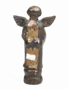 Angioletto in bronzo dello scultore Umberto Piombino  - Asta Antiquariato | Cambi Time - Associazione Nazionale - Case d'Asta italiane