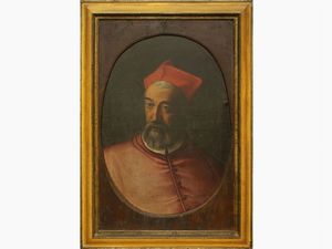 Scuola fiorentina della fine del XVI secolo - Ritratto di cardinale