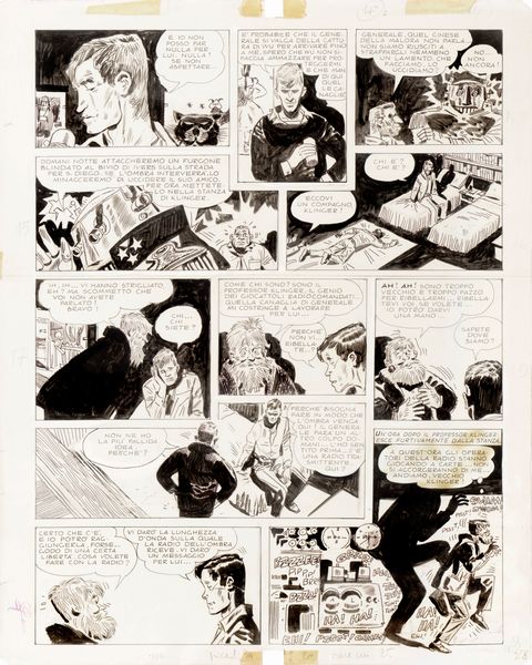 Hugo Pratt : LOmbra  - Asta 100 volte Pratt | Asta di Fumetti - Associazione Nazionale - Case d'Asta italiane