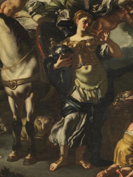 Scuola napoletana, sec. XVIII  - Asta ARCADE | Dipinti dal XV al XX secolo - Associazione Nazionale - Case d'Asta italiane