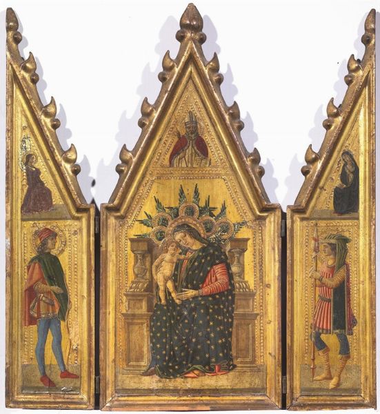 Maniera della pittura toscana del sec. XV  - Asta ARCADE | Dipinti dal XV al XX secolo - Associazione Nazionale - Case d'Asta italiane