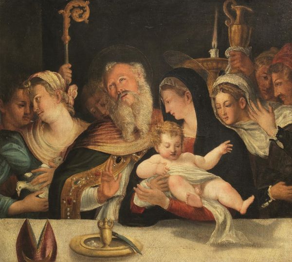 Scuola veneta, sec. XVII  - Asta ARCADE | Dipinti dal XV al XX secolo - Associazione Nazionale - Case d'Asta italiane