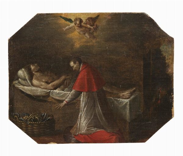 Scuola lombarda, sec. XVII  - Asta ARCADE | Dipinti dal XV al XX secolo - Associazione Nazionale - Case d'Asta italiane