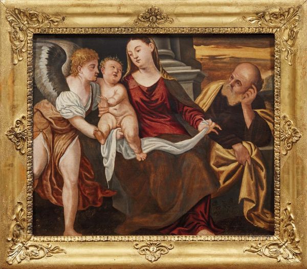 Scuola veneta, sec. XVI  - Asta ARCADE | Dipinti dal XV al XX secolo - Associazione Nazionale - Case d'Asta italiane