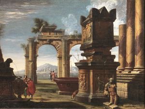 Scuola romana, sec. XVIII  - Asta ARCADE | Dipinti dal XV al XX secolo - Associazione Nazionale - Case d'Asta italiane