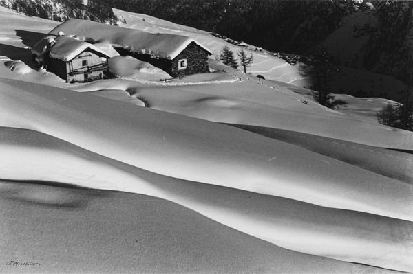 Riccardo Moncalvo : Dune di neve  - Asta Fotografia - Associazione Nazionale - Case d'Asta italiane
