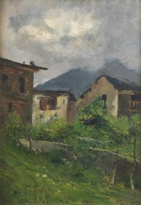 GIUSEPPE AUGUSTO LEVIS Chiomonte (TO) 1873 - 1926 Racconigi (CN) - Baite in montagna