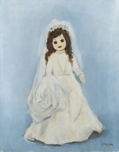 LEONARDO STROPPA Torino 1900 - 1991 - Bambola vestita da sposa