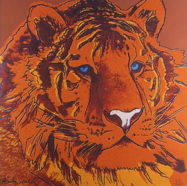 ANDY WARHOL Pittsburgh (USA) 1927 - 1987 New York : Siberian tiger  - Asta Asta 191 Grafica - Associazione Nazionale - Case d'Asta italiane