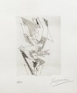 GINO SEVERINI Cortona (AR) 1883 - 1966 F - Composizione