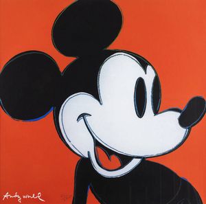 ANDY WARHOL Pittsburgh (USA) 1927 - 1987 New York - Mickey mouse