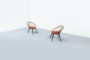 YNGVE EKSTROM - Due poltrone mod. Circle Chair