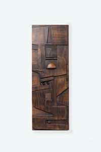 NERONE E PATUZZI GRUPPO NP2 - Pannello decorativo in legno inciso. Anni '70 cm 170x60