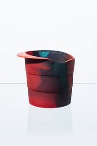 GAETANO PESCE - Vaso in resina flessibile. Firmato e marcato. Prod. Fish Design 2015 h cm 22 5
