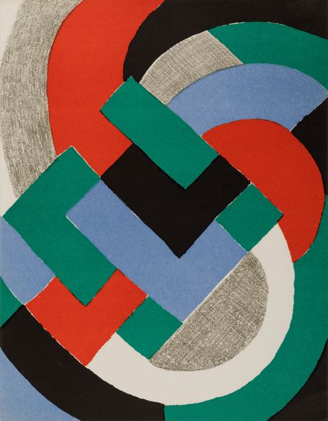 Sonia Delaunay : Composition blue, vert et rouge  - Asta Multipli e Grafiche del XX Secolo | Cambi Time - Associazione Nazionale - Case d'Asta italiane
