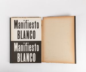 LUCIO FONTANA : Manifesto Blanco  - Asta Multipli e Grafiche del XX Secolo | Cambi Time - Associazione Nazionale - Case d'Asta italiane