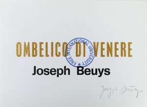 JOSEPH BEUYS : Ombelico di venere  - Asta Multipli e Grafiche del XX Secolo | Cambi Time - Associazione Nazionale - Case d'Asta italiane