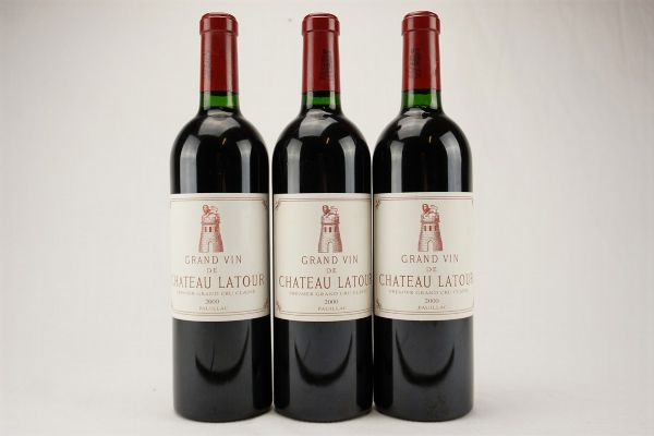 Château Latour 2000  - Asta L'Arte del Collezionare - Vini italiani e francesi da cantine selezionate - Associazione Nazionale - Case d'Asta italiane