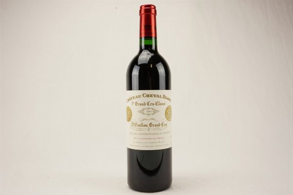 Château Cheval Blanc 2000  - Asta L'Arte del Collezionare - Vini italiani e francesi da cantine selezionate - Associazione Nazionale - Case d'Asta italiane