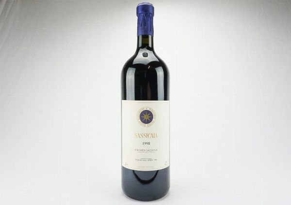 Sassicaia Tenuta San Guido 1998  - Asta L'Arte del Collezionare - Vini italiani e francesi da cantine selezionate - Associazione Nazionale - Case d'Asta italiane