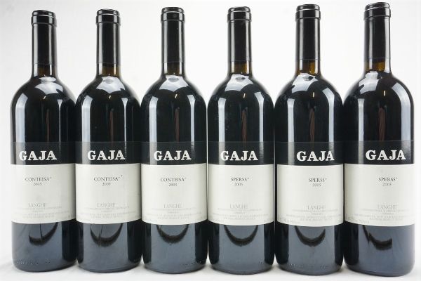 Selezione Gaja 2005  - Asta L'Arte del Collezionare - Vini italiani e francesi da cantine selezionate - Associazione Nazionale - Case d'Asta italiane