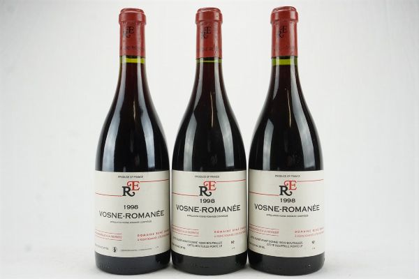 Vosne-Romanée Domaine René Engel 1998  - Asta L'Arte del Collezionare - Vini italiani e francesi da cantine selezionate - Associazione Nazionale - Case d'Asta italiane