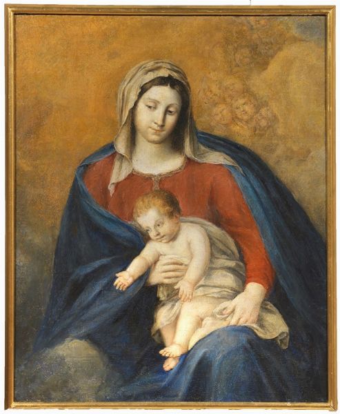 Madonna col Bambino  - Asta Dipinti, Icone e Arredi Antichi - Associazione Nazionale - Case d'Asta italiane