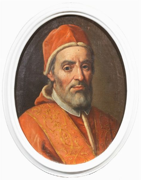 Ritratto di Papa  - Asta Dipinti, Icone e Arredi Antichi - Associazione Nazionale - Case d'Asta italiane
