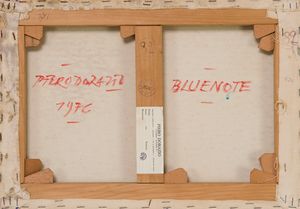 ,PIERO DORAZIO : Blue note  - Asta Asta di arte moderna e contemporanea - Associazione Nazionale - Case d'Asta italiane