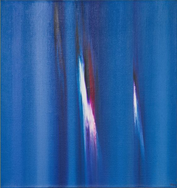,ENNIO FINZI : Il verso del colore in azzurro  - Asta Asta di arte moderna e contemporanea - Associazione Nazionale - Case d'Asta italiane