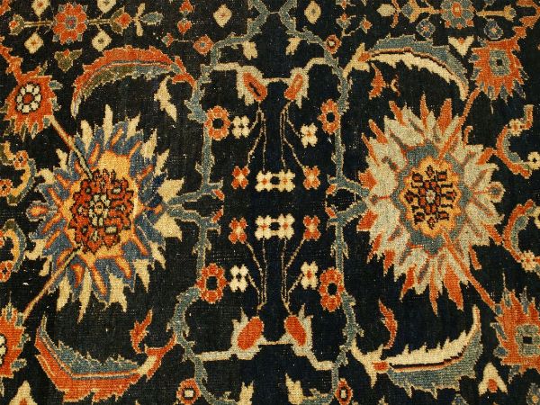 Importante tappeto Tabriz di vecchia manifattura ed eccezionali dimensioni  - Asta Arredi e Dipinti Antichi da una villa a Fiesole - Associazione Nazionale - Case d'Asta italiane