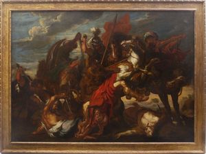 Scuola di Pietro Paolo Rubens - Caccia al Leone