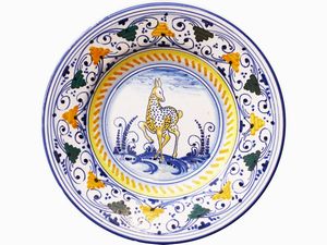 Sei piatti in ceramica  - Asta Arredi e Dipinti Antichi da una villa a Fiesole - Associazione Nazionale - Case d'Asta italiane