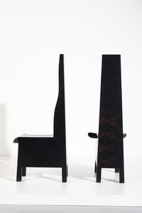DE LANGE CHANAN (n. 1955) : Coppia di sedie Taurus  - Asta Asta 342 | Design (tradizionale) - Associazione Nazionale - Case d'Asta italiane