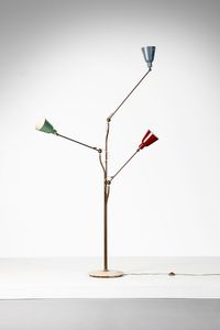 LELII ANGELO (1911 - 1979) : Lampada da terra  - Asta Asta 342 | Design (tradizionale) - Associazione Nazionale - Case d'Asta italiane