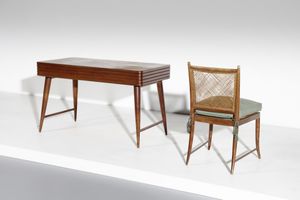 BUFFA PAOLO (1903 - 1970) : Scrittoio con sedia per Serafino Arrighi, Cant  - Asta Asta 342 | Design (tradizionale) - Associazione Nazionale - Case d'Asta italiane