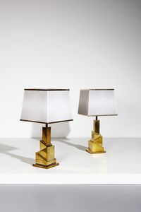 REGA ROMEO (1925 - 1984) - Coppia di lampade da tavolo