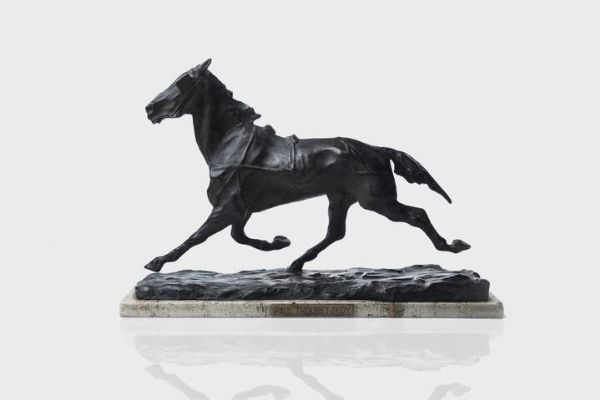 PAOLO TROUBETZKOY Intra (NO) 1866 - 1938 Suna (NO) : Cavallo  - Asta Asta 194 Dipinti e sculture - Associazione Nazionale - Case d'Asta italiane