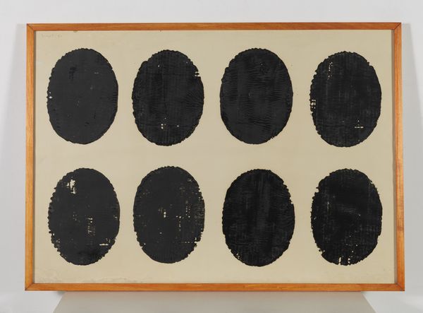 SIMETI TURI (n. 1929) : 8 ovali neri.  - Asta Asta 344 Arte moderna e contemporanea - Associazione Nazionale - Case d'Asta italiane