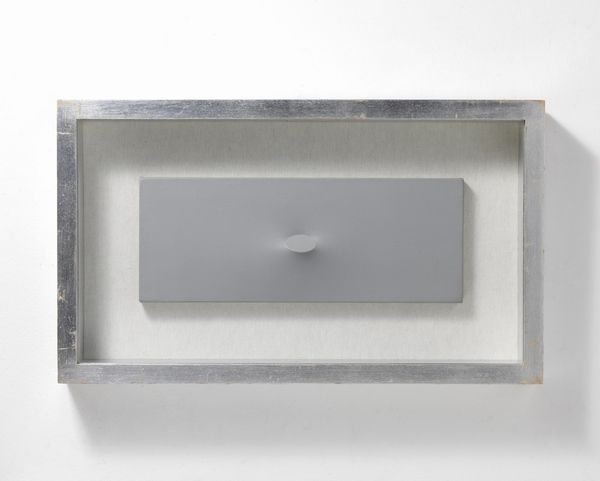 SIMETI TURI (n. 1929) : Un ovale grigio.  - Asta Asta 344 Arte moderna e contemporanea - Associazione Nazionale - Case d'Asta italiane
