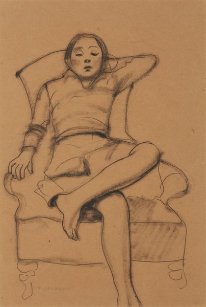 CASORATI FELICE (1883 - 1963) : Bambina seduta.  - Asta Asta 344 Arte moderna e contemporanea - Associazione Nazionale - Case d'Asta italiane