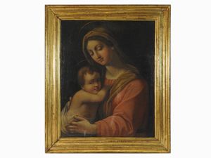 SCUOLA LOMBARDA DEL XVII SECOLO - Madonna con Bambino