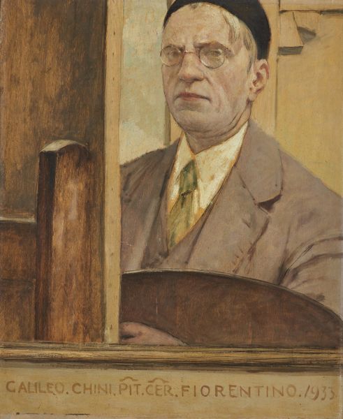 CHINI GALILEO (1873 - 1956) : Autoritratto.  - Asta Asta 347 Arte Moderna e Contemporanea - Associazione Nazionale - Case d'Asta italiane