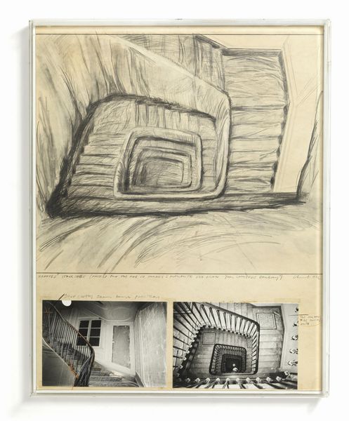 CHRISTO  (1935 - 2020) : Wrapped Stair Case.  - Asta Asta 347 Arte Moderna e Contemporanea - Associazione Nazionale - Case d'Asta italiane