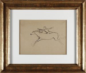 PICASSO PABLO (1881 - 1973) - Écuyer à cheval.