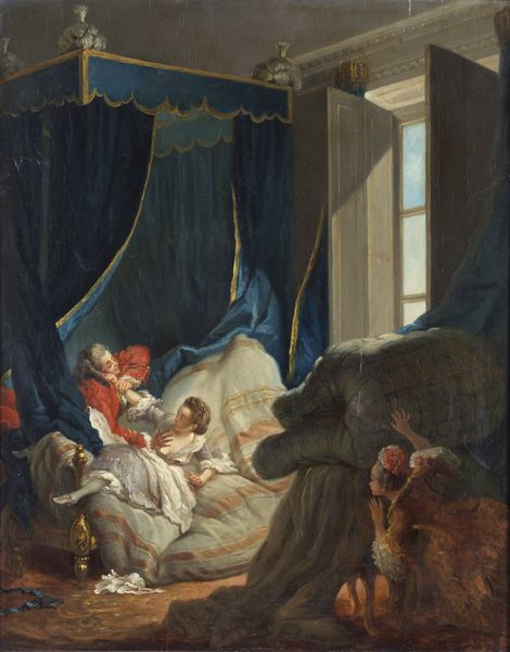 BAUDOIN PIERRE ANTOINE (1723 - 1769) : La sposa indiscreta.  - Asta ASTA 345 ARTE ANTICA  - Associazione Nazionale - Case d'Asta italiane