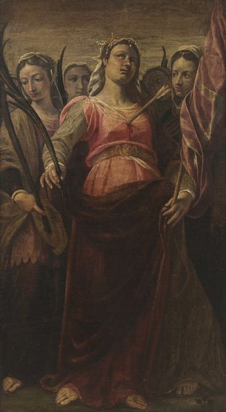 ARTISTA DEL XVII SECOLO : Il martirio di Sant'Orsola.  - Asta ASTA 345 ARTE ANTICA  - Associazione Nazionale - Case d'Asta italiane
