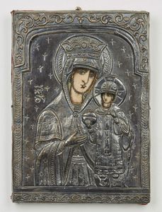 Icona russa del XIX secolo - Nostra Signora di Betlemme.