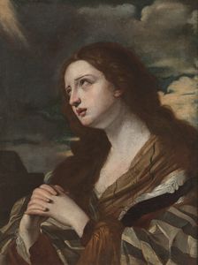 ARTISTA BOLOGNESE DEL XVII SECOLO - Maddalena penitente.